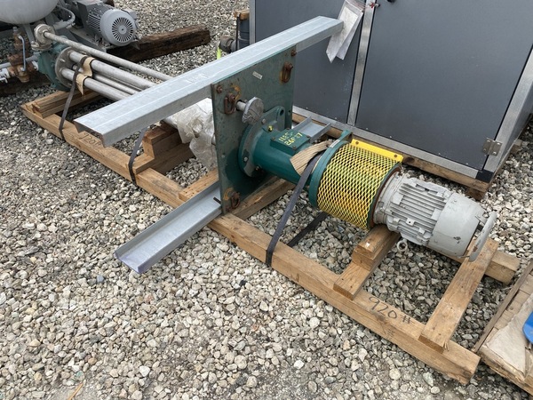 Nagle Pumps Inc #Two-RA, unused surplus pump, size: 1 x 1.5, frame: 95 w/cd4-mcun water end material w/ 316ss - Image 1