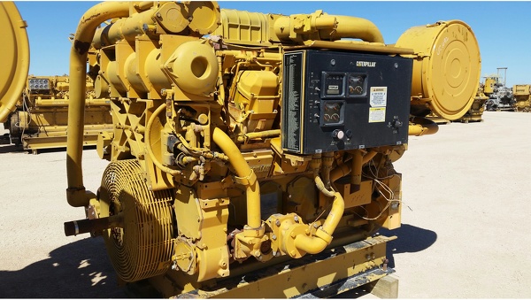 902 HP Caterpillar #D3508B-DITA, diesel engine, 1200 RPM, electronic governor, 2001 - Image 1