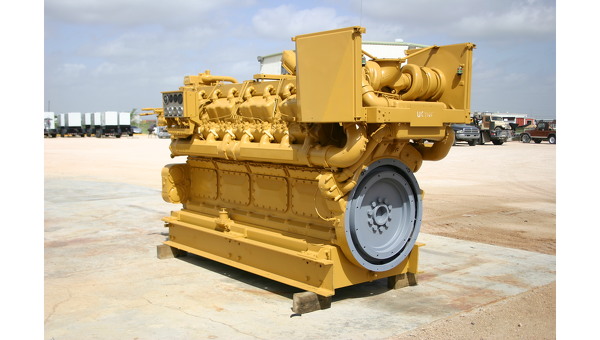 1260 HP Caterpillar #D399, diesel engine, 8950 hours, 1200 RPM, hydro-mechanical governor & actuator - Image 2
