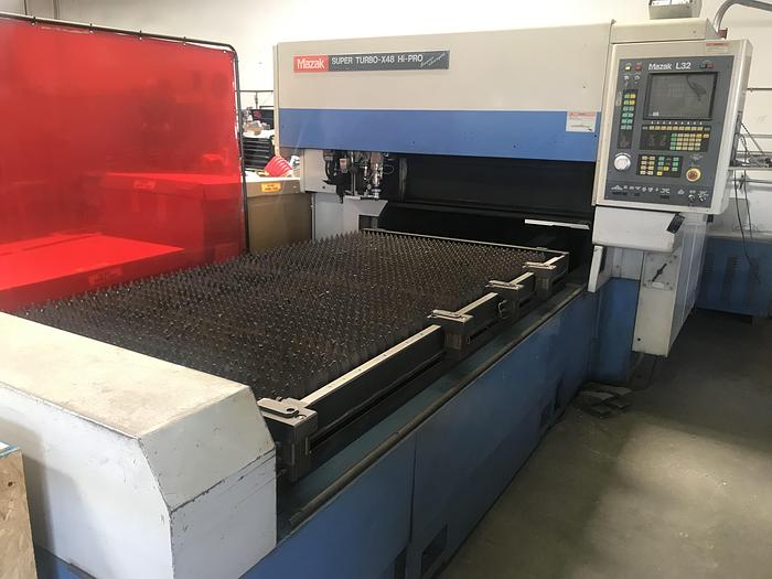 Mazak #Super-Turbo-X48-Hi-Pro, laser 1300 watt, 4' x 8' sheet, L-32, 1994 - Image 1