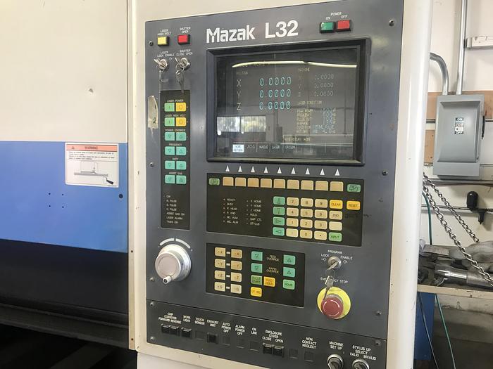 Mazak #Super-Turbo-X48-Hi-Pro, laser 1300 watt, 4' x 8' sheet, L-32, 1994 - Image 2