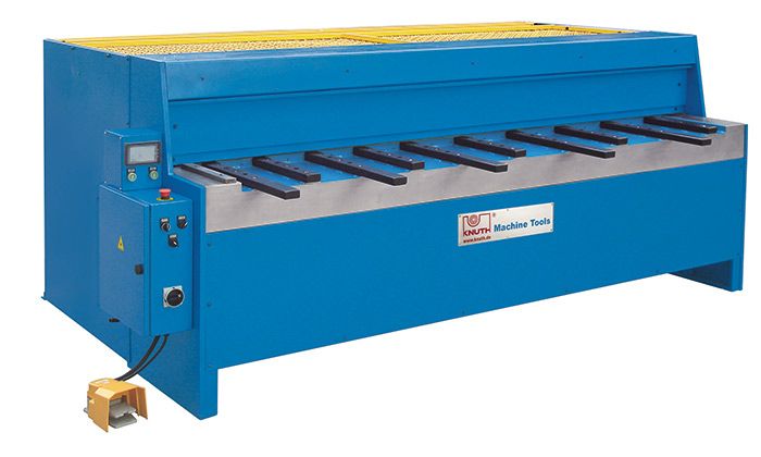 Knuth #KMT-B-NC, Motorized Swing-beam Plate Shear - Image 1