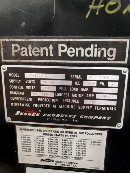 Sunnen #SV-1015-2, Single Spindle Column Type Vertical Honing Machine, 2005 - Image 6