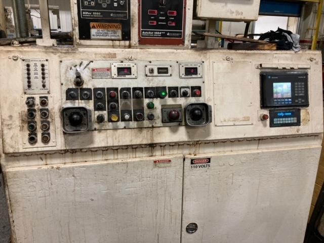 600 Ton, Minster #E2-600-120-54, 14" stroke, 43" Shut Height, 6" adj., 120" x54"bed, air clutch & brake, 1990 - Image 4