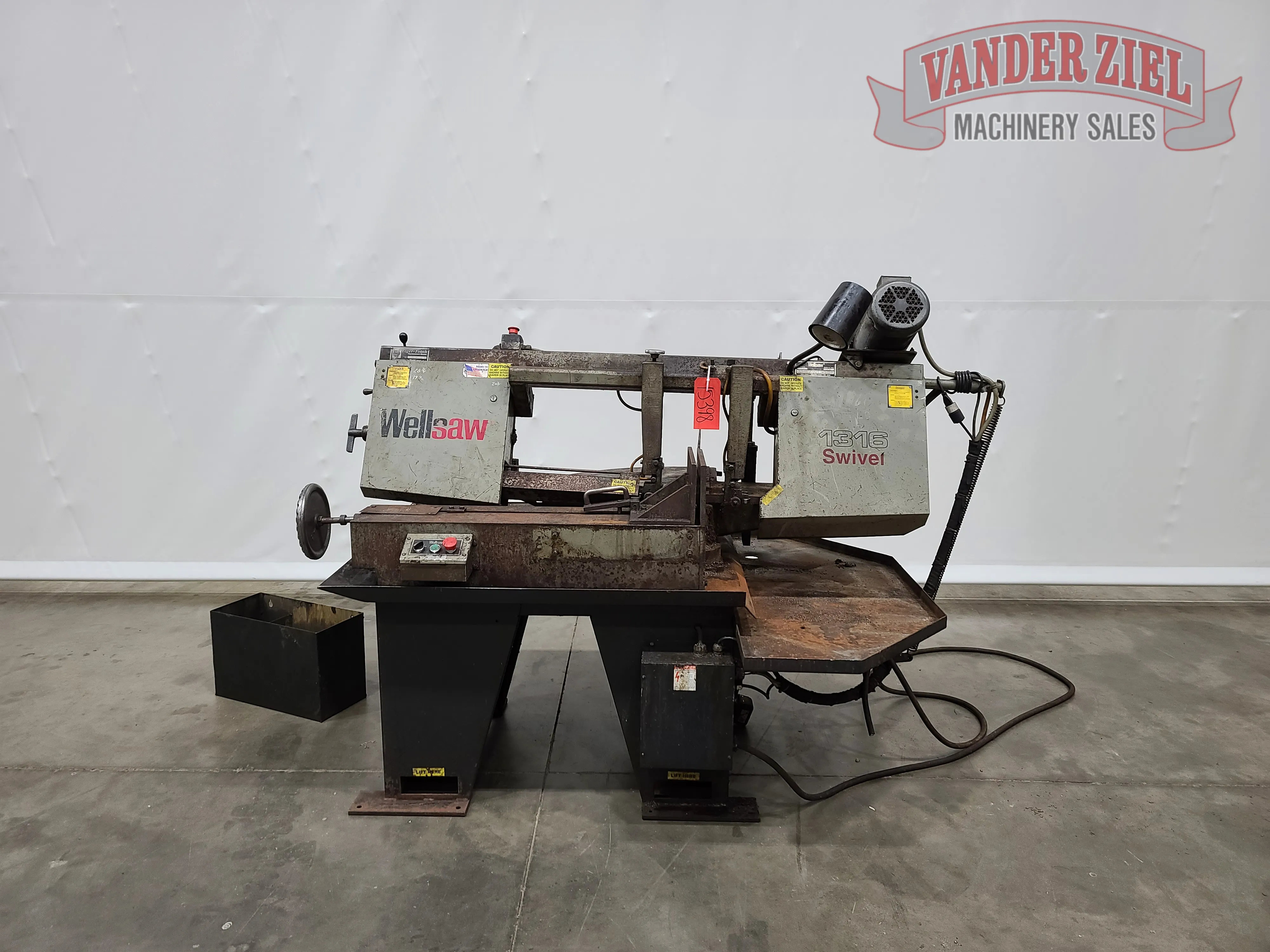13" x 16" Wellsaw #1316, horizontal saw, #15398 - Image 1