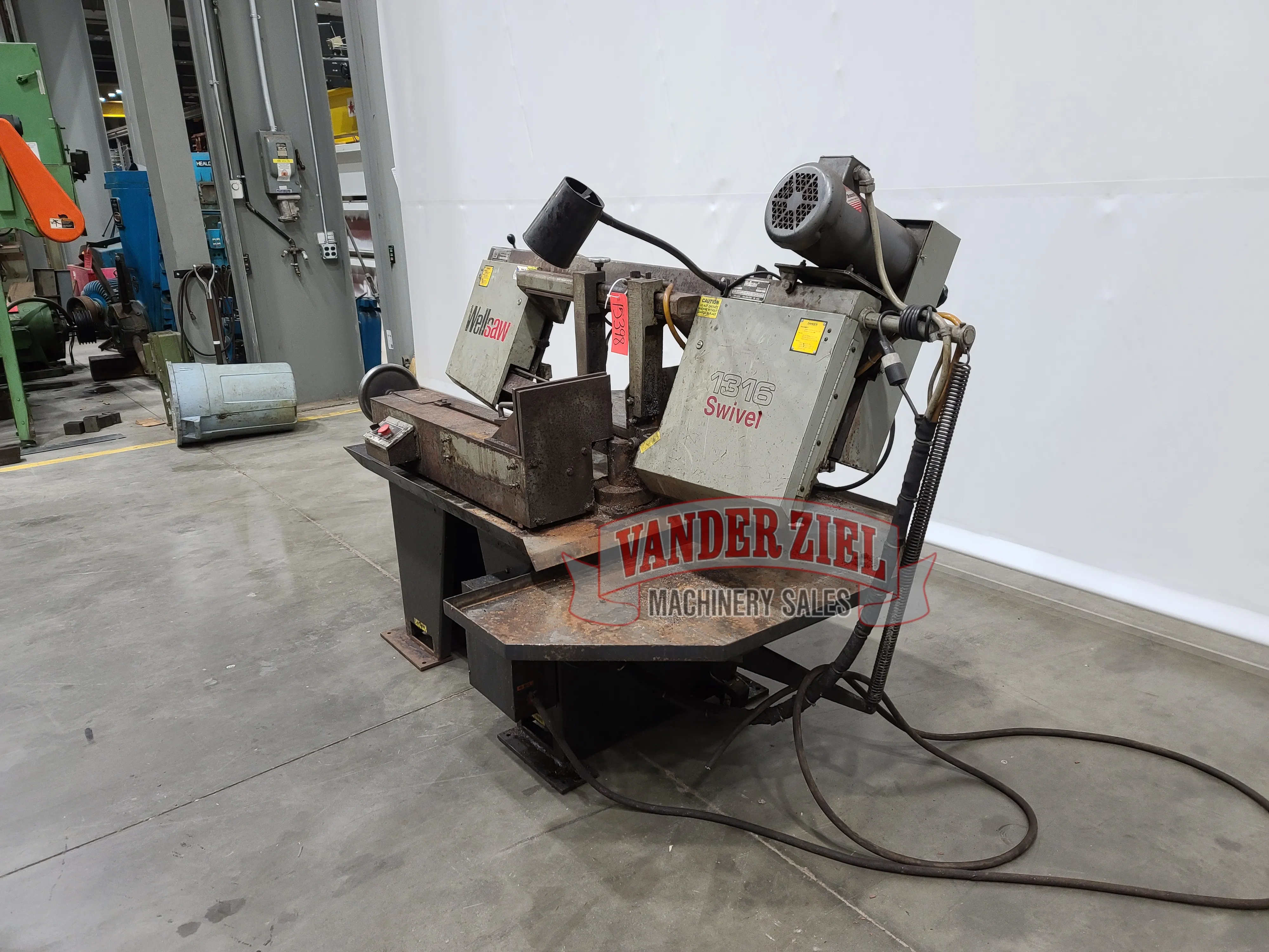 13" x 16" Wellsaw #1316, horizontal saw, #15398 - Image 2