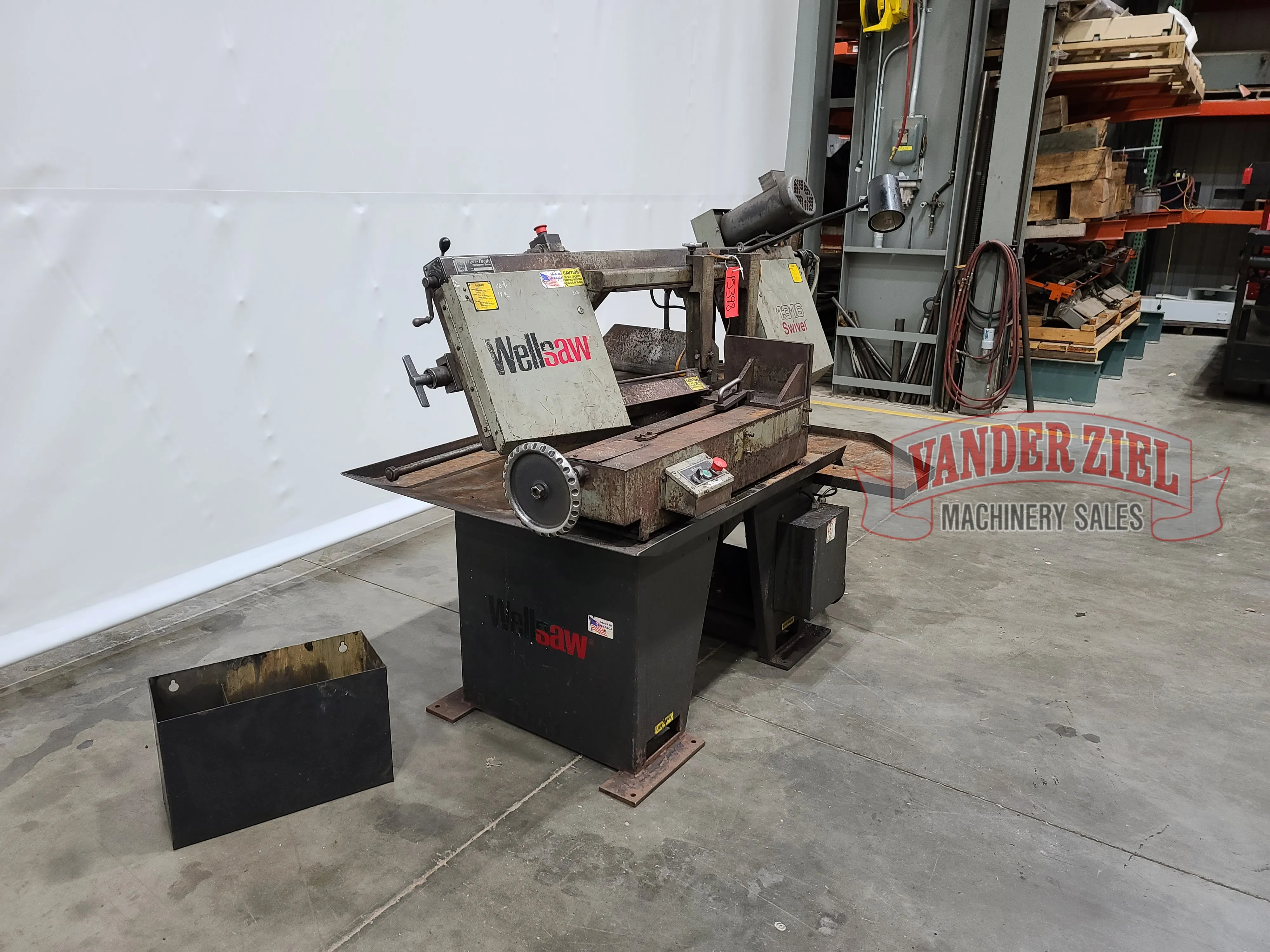 13" x 16" Wellsaw #1316, horizontal saw, #15398 - Image 7