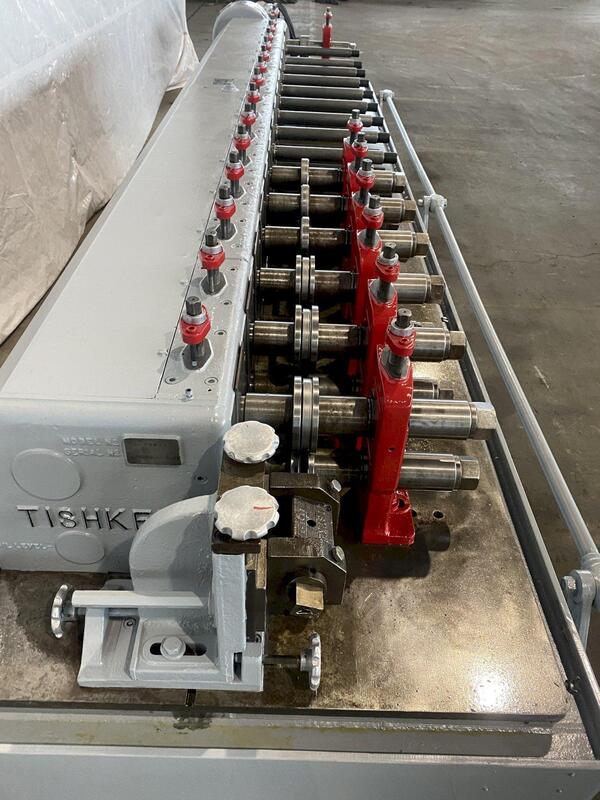 7/16 Stand, Tishken #16-HMW-1-3/4, rollformer, 1-3/4" arbor diameter, 12" roll width, 50 FPM, 15 HP, 1972 - Image 7