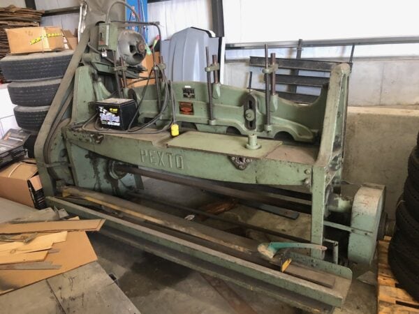 14 gauge x 6' Pexto #U-272C, Mechanical Sheet Metal Squaring Shear