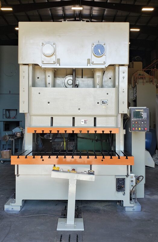 220 Ton, Seyi #SN2-220, 9.1" stroke, 19.7" Shut Height, 4.3" adj, 95.3" x 33.1" bed, 25-45 SPM, air clutch & - Image 2