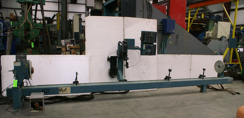 5" -240" x 15" Jetline #CWB-5-240, welding lathe, Jetline 9500, variable speed carriage - Image 2