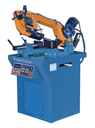 7" x 11" Scotchman #SU-280, horizontal band saw, 1.5 HP, 1" x 96.5" blade - Image 1