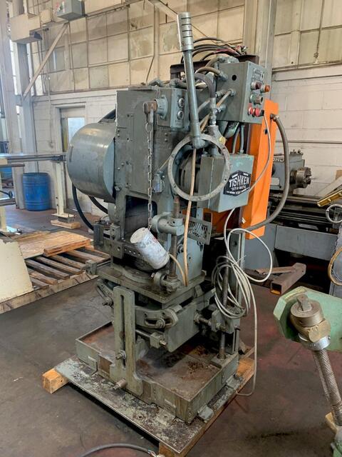 18 Ton, Tishken #COT-6, tilt type cut-off, 2 stroke, 3 HP, 1200 RPM, 5-Axis adjustable base, #10881 - Image 2