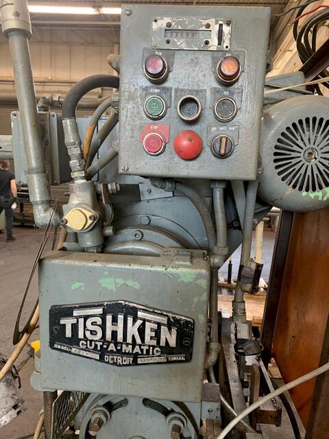 18 Ton, Tishken #COT-6, tilt type cut-off, 2 stroke, 3 HP, 1200 RPM, 5-Axis adjustable base, #10881 - Image 3