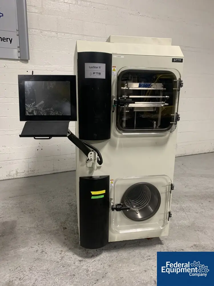 11" x 20" FTS #LYO4S1B06P0, freeze dryer, Type Lyostar II, 6.1 squaring ft., rated -70 to +60 c, R404a - Image 3