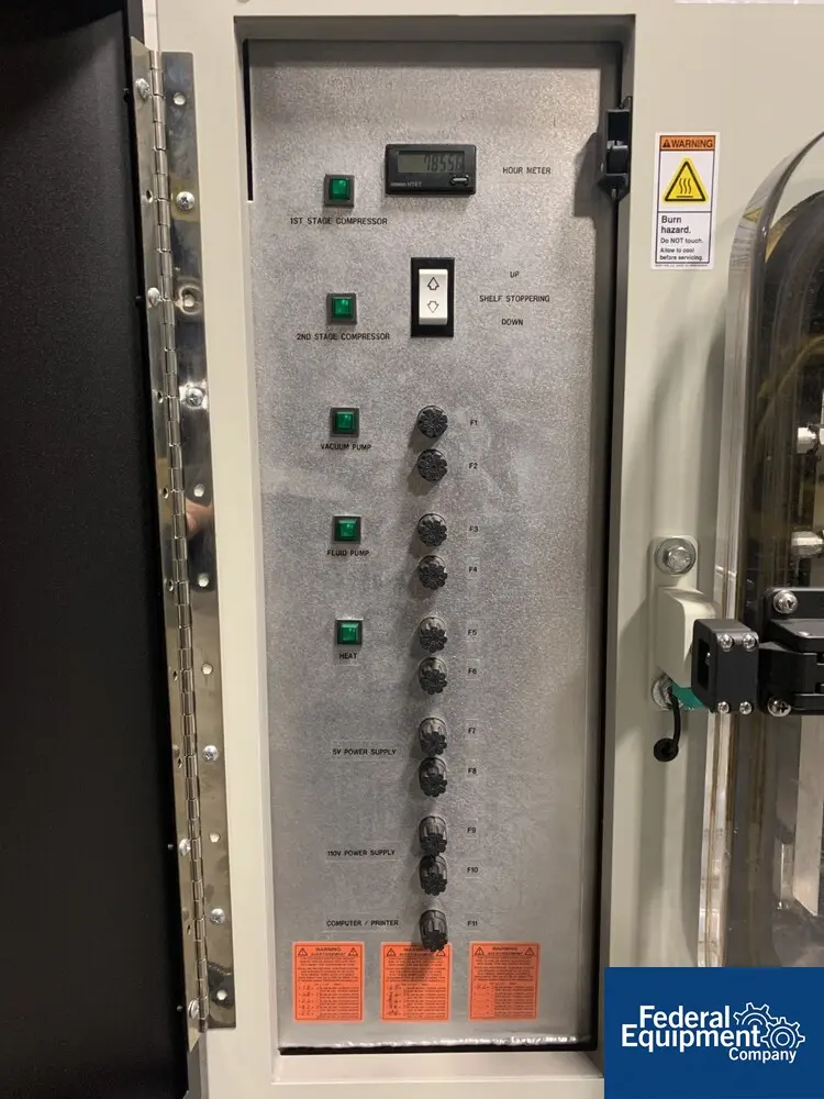 11" x 20" FTS #LYO4S1B06P0, freeze dryer, Type Lyostar II, 6.1 squaring ft., rated -70 to +60 c, R404a - Image 8