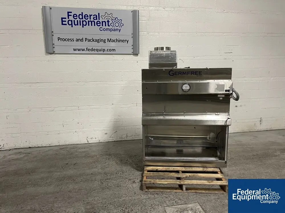 Germfree #BBF-4SSRX, 49" hood, stainless steel, 115 volt, class II, type A, bench top design - Image 1