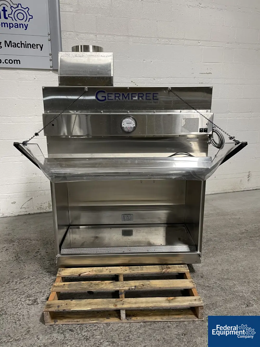 Germfree #BBF-4SSRX, 49" hood, stainless steel, 115 volt, class II, type A, bench top design - Image 4