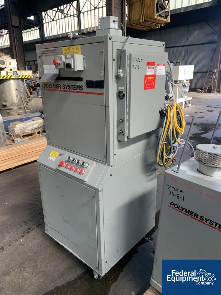 8" x 5" Hosokawa #20/12RO SIL Tandem, Polymer Systems Rotoplex granulator, twin mounted 20/12 RO units, 5 hp - Image 5