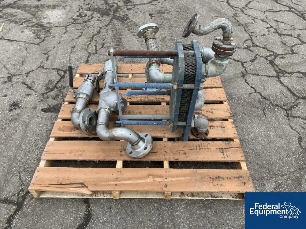 13 sq.ft., Polaris Plate Heat Exchanger, S7-1G19, 316 Stainless Steel, 150 psi @ 302°F, 2005 - Image 4