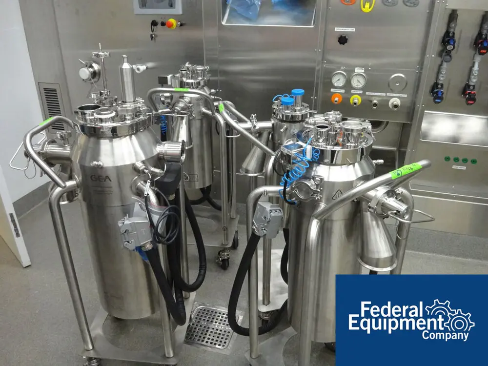 GEA Niro #PharmaConnect, high shear granulator mixer, TTW design, Stainless Steel, (4) interchangeable - Image 1
