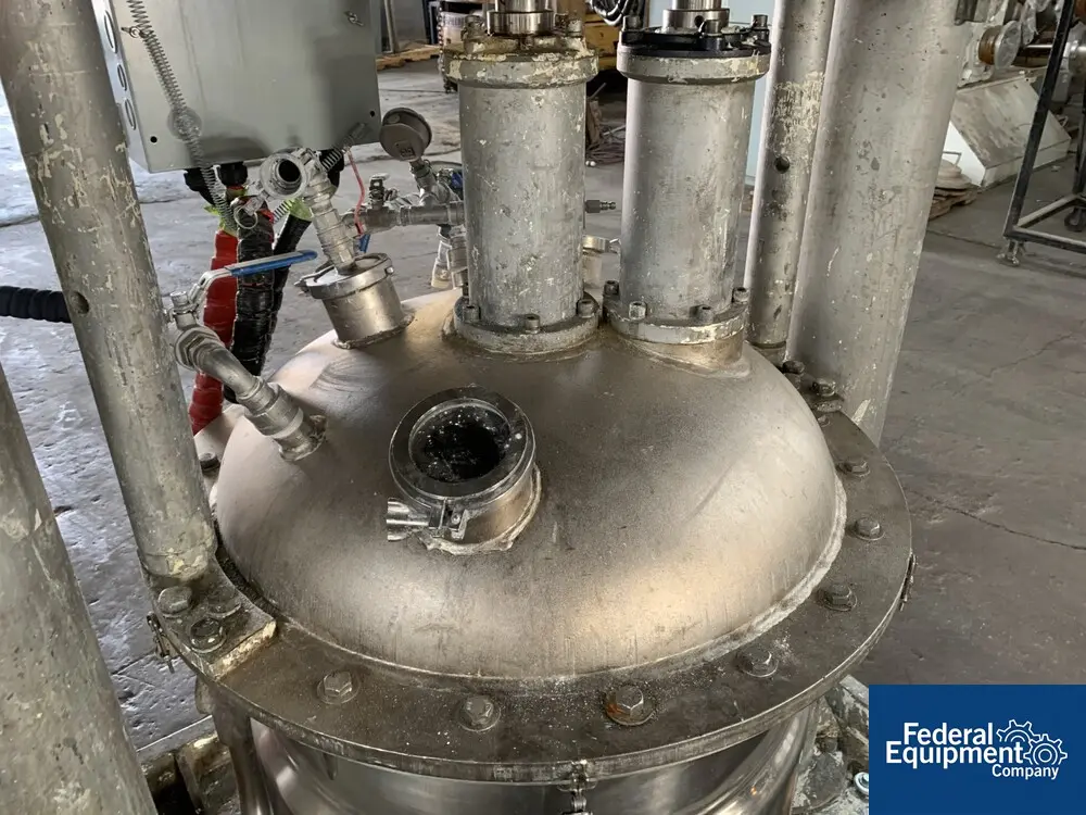 Twin motion vacuum mixer, 30" x 28", 10/7.5 hp, on board 3 HP vacuum pump, floor mounted - Image 7