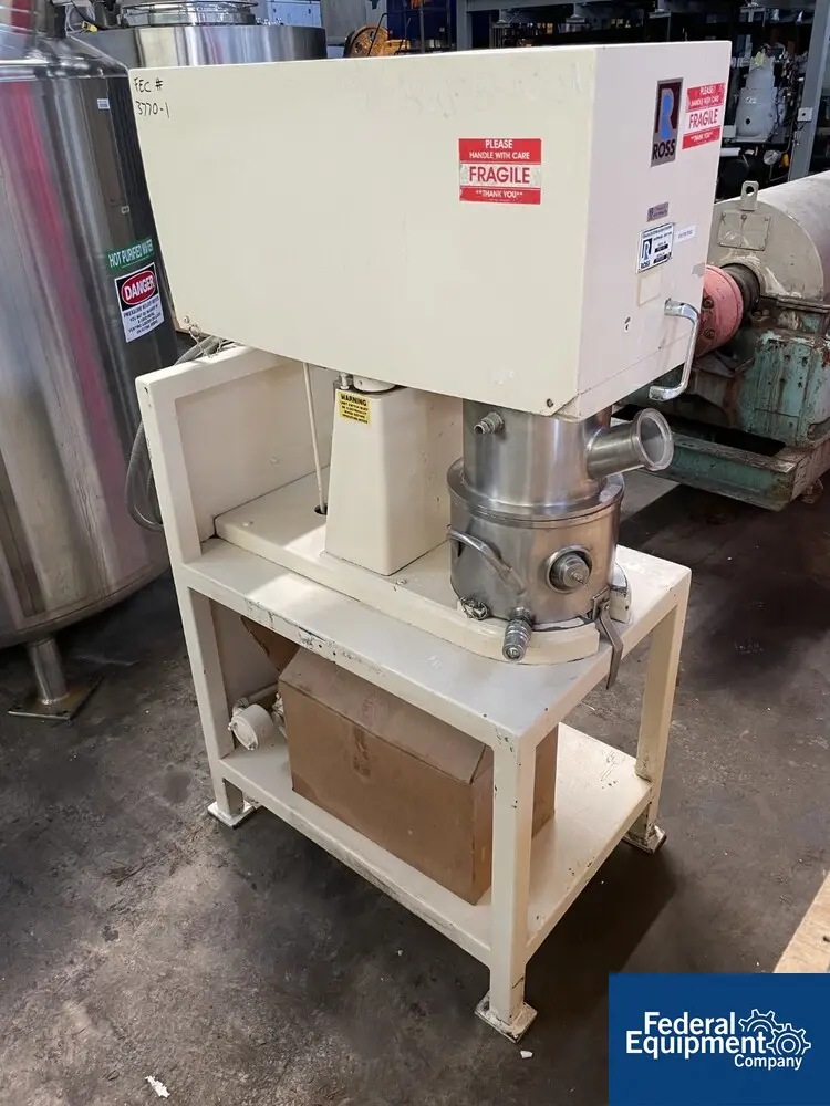 2 gallon Ross #PD2, Stainless Steel, disperser 2 hp, 230/460 V, planetary blade 1 hp, jacketed mixing can - Image 6