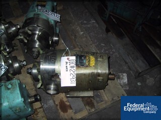 100 GPM, Waukesha Cherry-Burrell #Model 60, Rotary Lobe Pump, Stainless Steel, 2.5" inlet/outlet, less base - Image 1