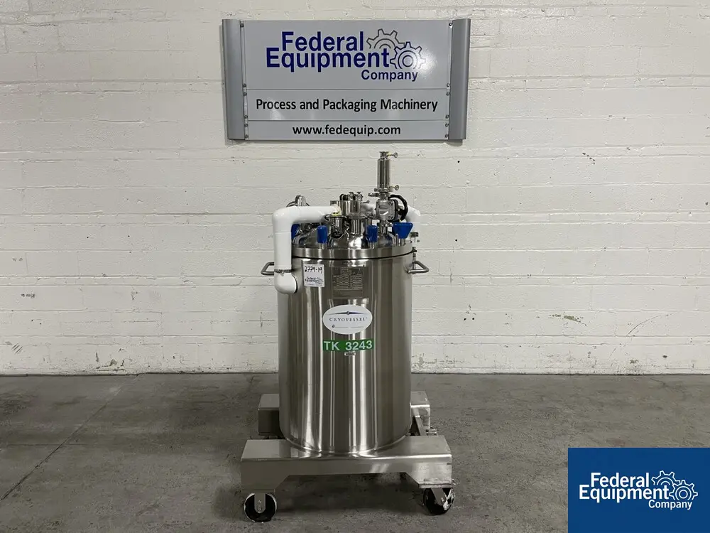 50/65 psi, Precision, Integrated Biosystems Cryovessel, 125 liter, 316L Stainless Steel, 20" x 30", 50/65# - Image 1