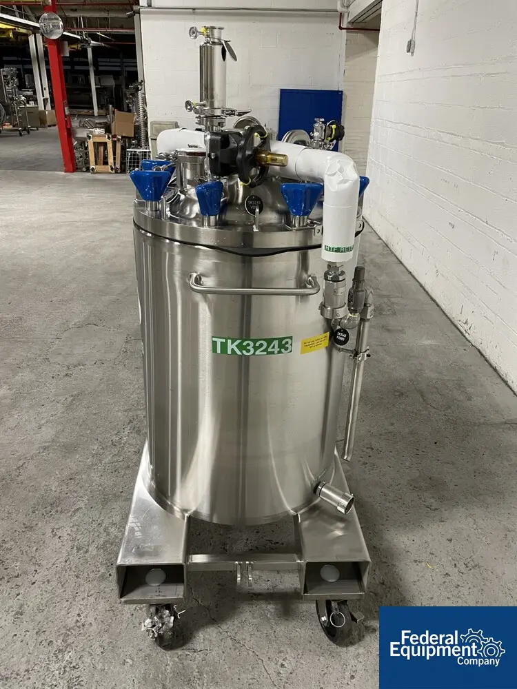 50/65 psi, Precision, Integrated Biosystems Cryovessel, 125 liter, 316L Stainless Steel, 20" x 30", 50/65# - Image 4
