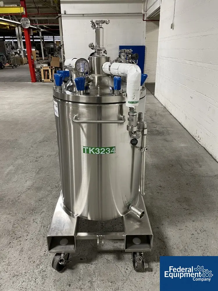 50/65 psi, Precision, Integrated Biosystems Cryovessel, 125 liter, 316L Stainless Steel, 20" x 30", 50/65# - Image 4