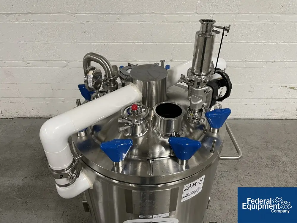 50/65 psi, ITT, Integrated Biosystems Cryovessel, 125 liter, 316L Stainless Steel, 20" x 30", 50/65# psi at - Image 7