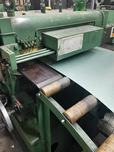 36" Herr Voss #VMLB-36/1.156-17/5-4HI-LH, Precision Leveler, 380/450 V., 2003 - Image 2