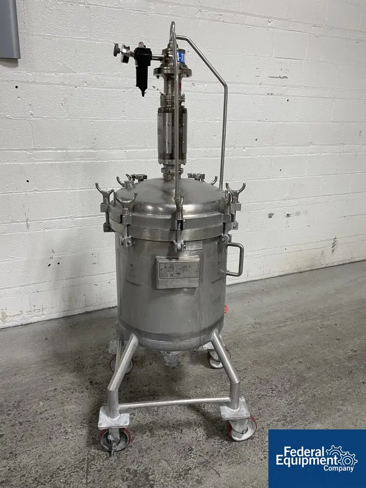 30 gallon Northland, receiver tank, Stainless Steel, 22" x 20", 50 psi at 365 f, 1994 - Image 3