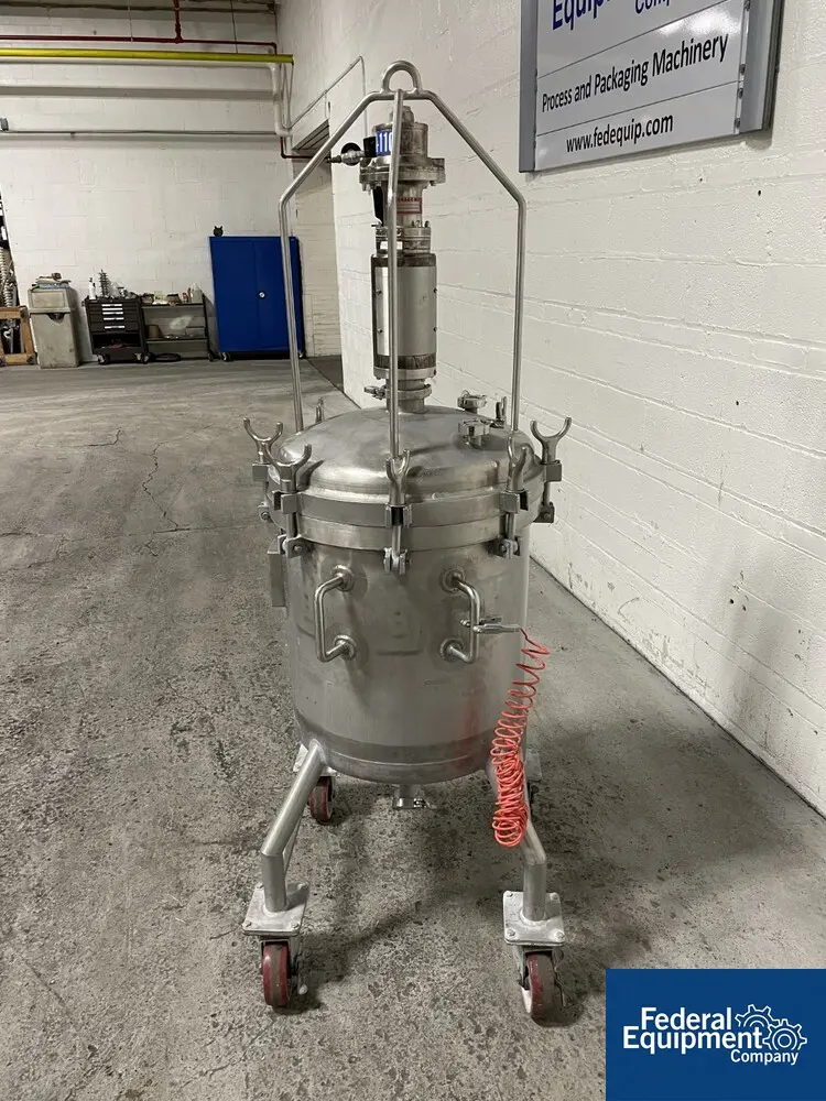30 gallon Northland, receiver tank, Stainless Steel, 22" x 20", 50 psi at 365 f, 1994 - Image 4