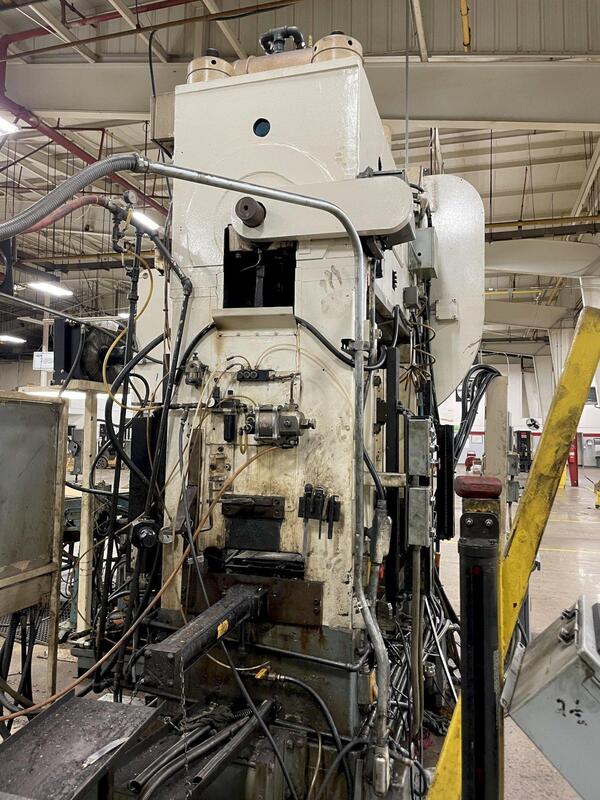 110 Ton, Brown & Boggs #HP2-110, straight side double crank, 1.5" stroke, 18" Shut Height, 4" adjustment, 70 - Image 5