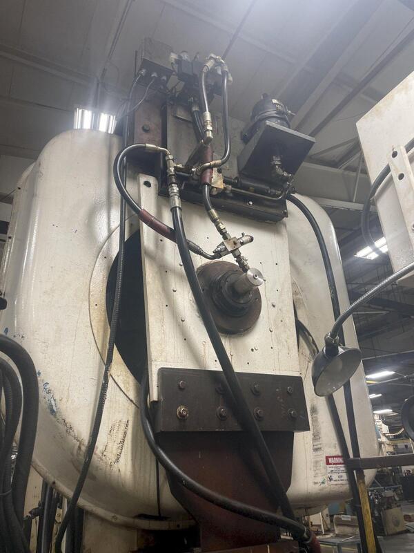 110 Ton, Brown & Boggs #HP2-110, straight side double crank, 1.5" stroke, 18" Shut Height, 4" adjustment, 70 - Image 7