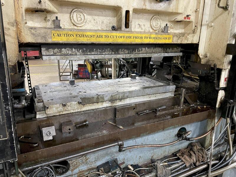 110 Ton, Brown & Boggs #HP2-110, straight side double crank, 1.5" stroke, 18" Shut Height, 4" adjustment, 70 - Image 10