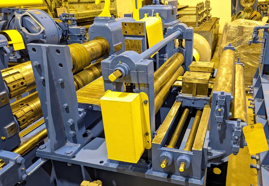 32" x 5" Stamco, slitting line, 10000 lb., 70" OD, 16"-20" ID, 4 seg mandrel - Image 10