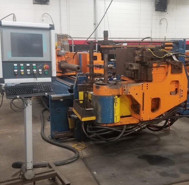 3.5" Addison McKee #DB-89CBE, CNC tube bender, mandrel, servo shift, 2008 - Image 1
