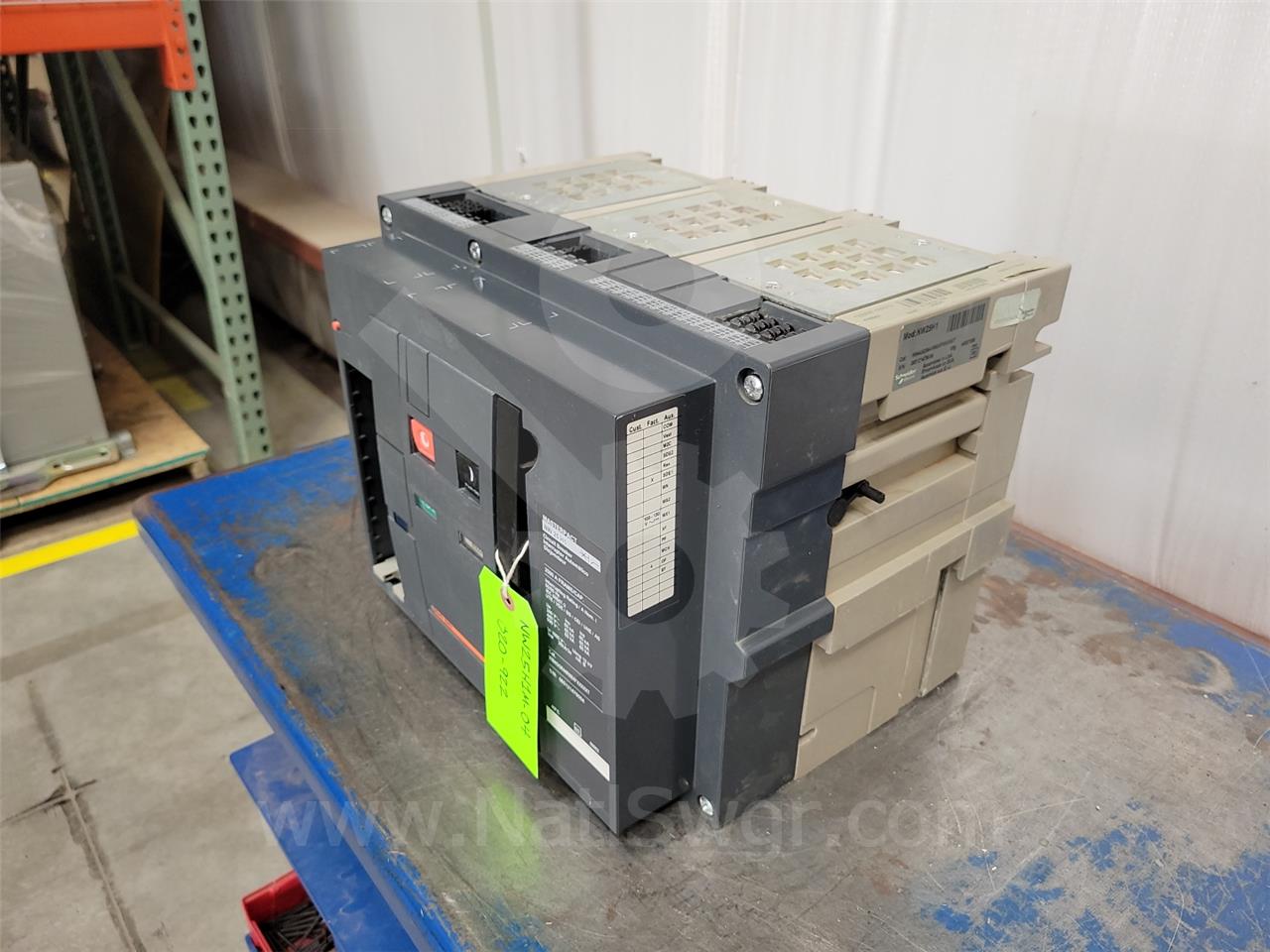 2500 Amps Square D Merlin Gerin Masterpact Nw25 H1 Mo/do Wm4ggr44rpsxfxxxxxt 120 Volts AC Shunt Trip, 2500 - Image 7