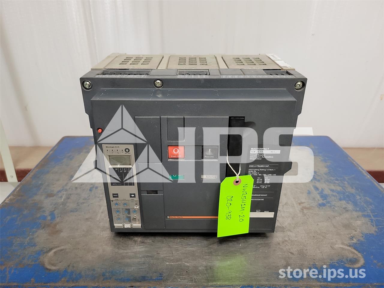 2500 Amps Square D Merlin Gerin Masterpact Nw25 H1 Mo/do Wm4ggr44r9sxfxxxxxt Parts Unit, 120 Volts AC Shunt - Image 1