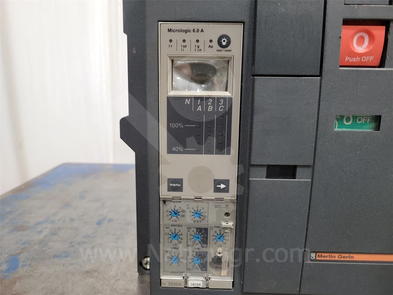 2500 Amps Square D Merlin Gerin Masterpact Nw25 H1 Mo/do Wm4ggr44r9sxfxxxxxt Parts Unit, 120 Volts AC Shunt - Image 6