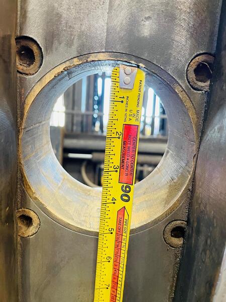 26" Giddings & Lewis Davis #CFF26, facing head, 5" thru hole, 0.0029 - 0.0392 feed range - Image 2