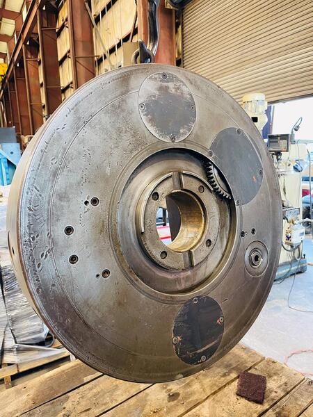 26" Giddings & Lewis Davis #CFF26, facing head, 5" thru hole, 0.0029 - 0.0392 feed range - Image 4