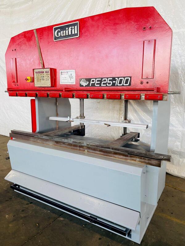 110 Ton, Guifil #PE25-100, hydraulic press brake, up-acting, 8' overall, 80" between housing, 18" stroke, 1990 - Image 1