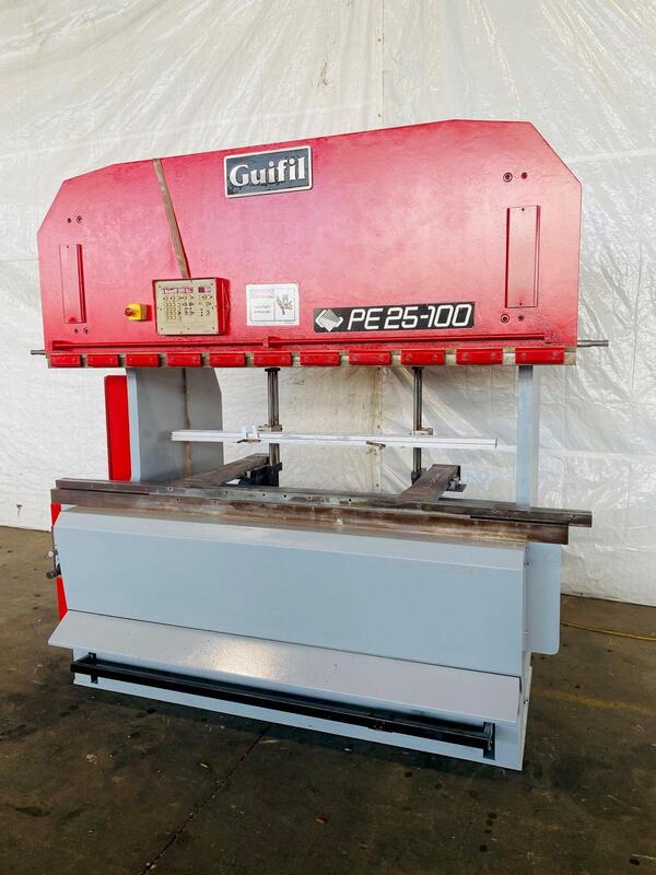110 Ton, Guifil #PE25-100, hydraulic press brake, up-acting, 8' overall, 80" between housing, 18" stroke, 1990 - Image 4