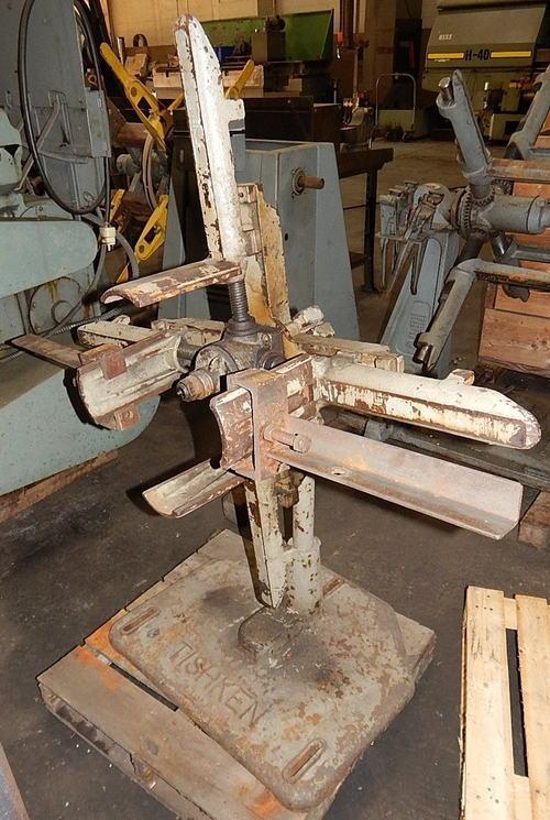 350 lb. Tishken #LR6, manual uncoiler, 6" width, 48" outside dimensions, 12"-20" ID - Image 2