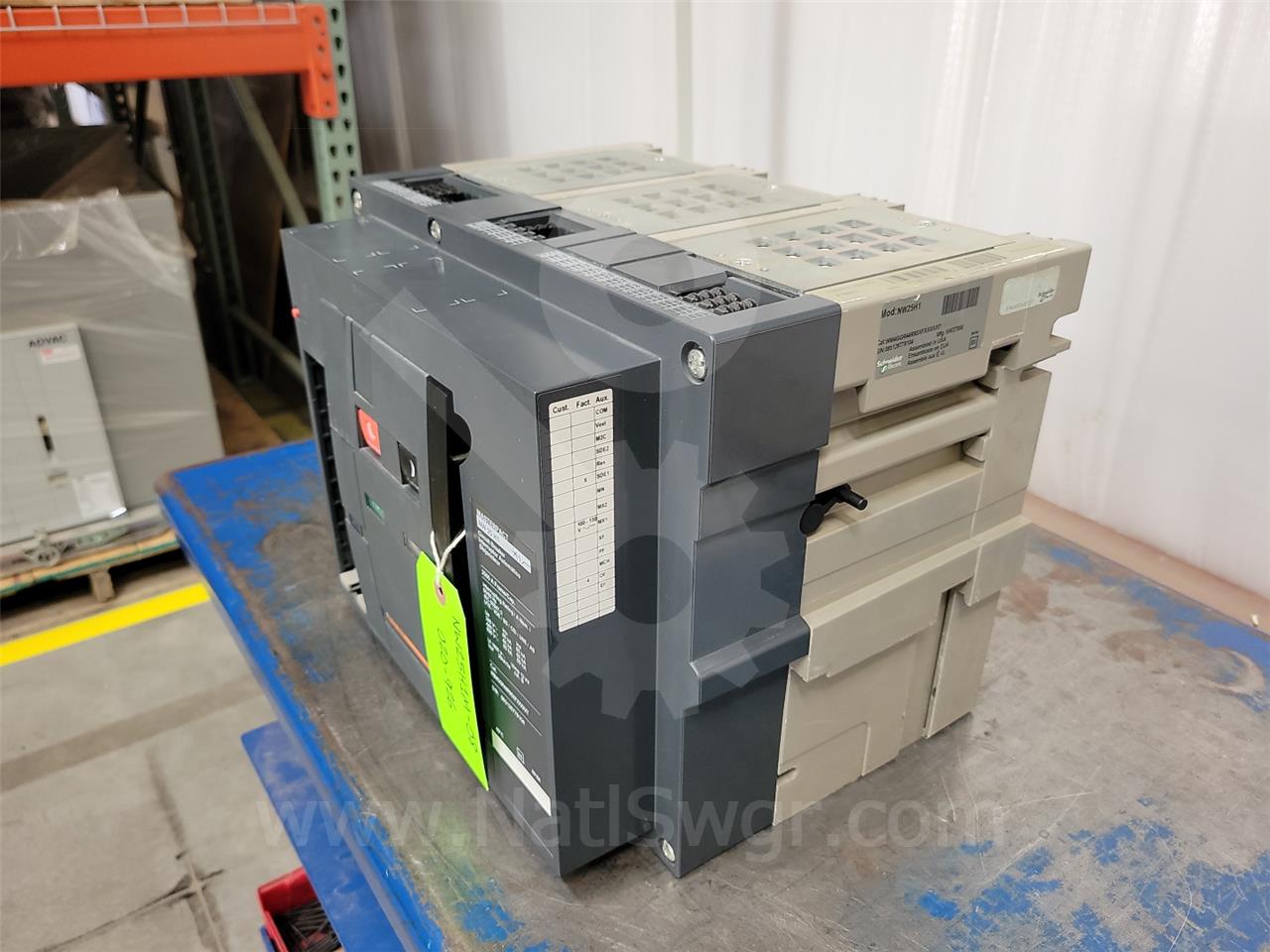 2500 Amps Square D Merlin Gerin Masterpact Nw25 H1 Mo/do Wm4ggr44r9sxfxxxxxt 120 Volts AC Shunt Trip, 2500 - Image 7