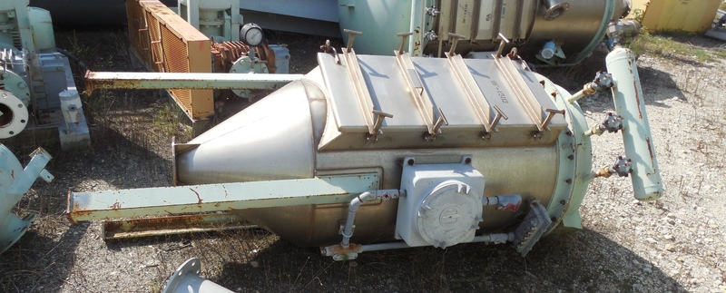 54 sq.ft., Pacific Engineering #BV-9x6, Stainless Steel pulse jet dust collector / filter reciever, - Image 1